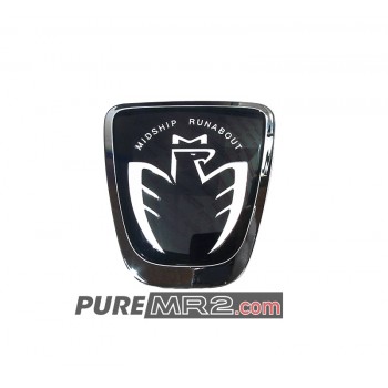 Midship Runabout Bird Badge Emblem BLACK - Genuine Toyota - ZZW30, SW20, AW11- NEW